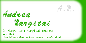 andrea margitai business card